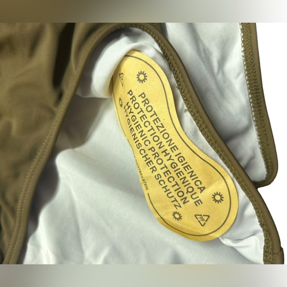 SMISMIVO women’s modest one piece swimsuit w cross front panel size M NWT - Picture 2 of 5